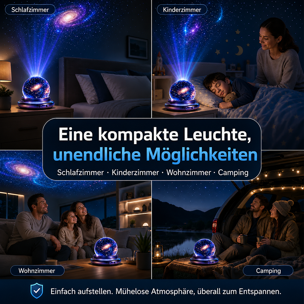🔮 Nachtlicht-Projektor – intelligenter holografischer Sternenprojektor🦅❤️❤️❤️