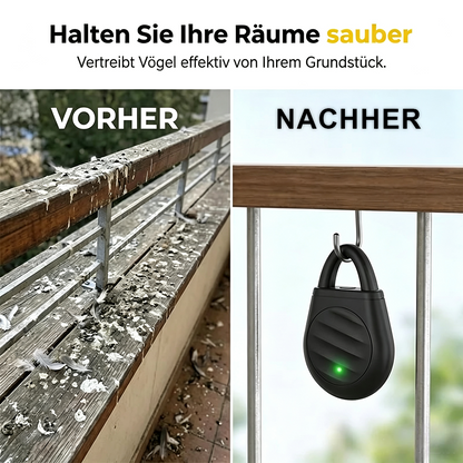 🔥 Nur für kurze Zeit: 3 kaufen, 2 gratis dazu! 🐦 Schluss mit lästigen Vögeln, Wildtieren und Heuschrecken! Tragbarer Ultraschall-Vogelvertreiber als Schlüsselanhänger