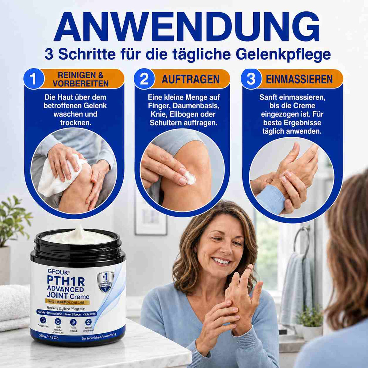 🦅❤️❤️❤️❤️GFOUK® Fortschrittliche Gelenkpflege-Creme