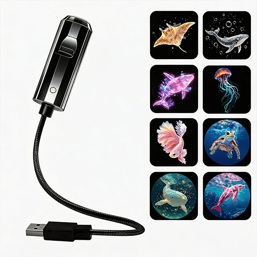 💡🦅BVJ® Plug-and-Play HD-Galaxie- & Ozean-Projektor-Nachtlicht 🐟 Über 50.000 zufriedene Nutzer🐳