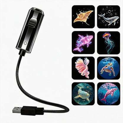 💡🦅BVJ® Plug-and-Play HD-Galaxie- & Ozean-Projektor-Nachtlicht 🐟 Über 50.000 zufriedene Nutzer🐳