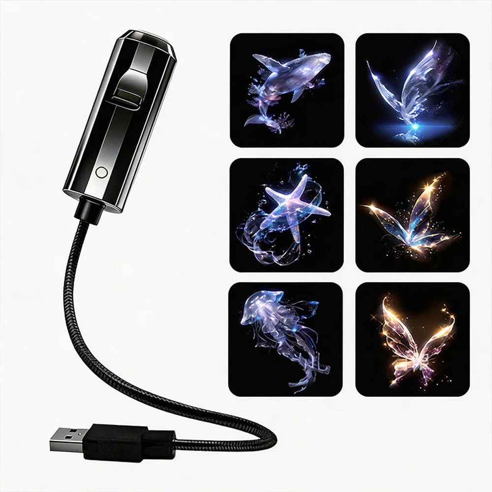 💡🦅BVJ® Plug-and-Play HD-Galaxie- & Ozean-Projektor-Nachtlicht 🐟 Über 50.000 zufriedene Nutzer🐳