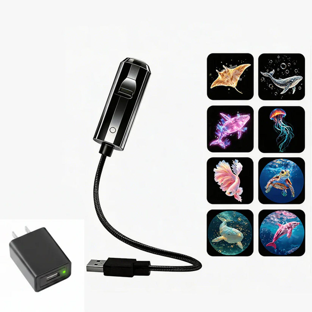 💡🦅BVJ® Plug-and-Play HD-Galaxie- & Ozean-Projektor-Nachtlicht 🐟 Über 50.000 zufriedene Nutzer🐳