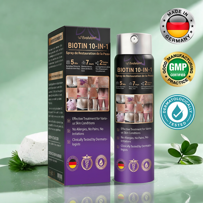 Hergestellt und versandt aus Deutschland ✨❤️Evolvion® Biotin 10-in-1 Hautregenerations-Spray🦅