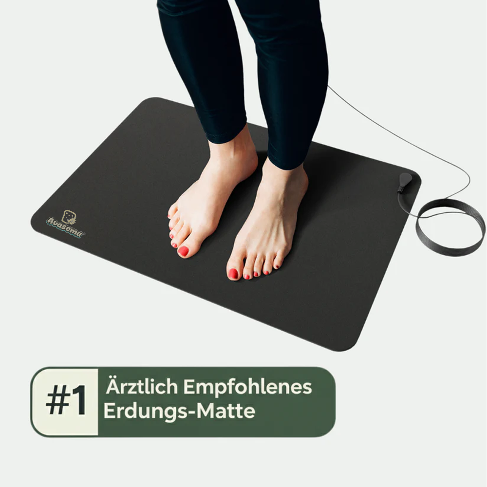 🌍Natürliche Erdungsmatte – für besseren Schlaf & Regeneration 🧘‍♂️🔋