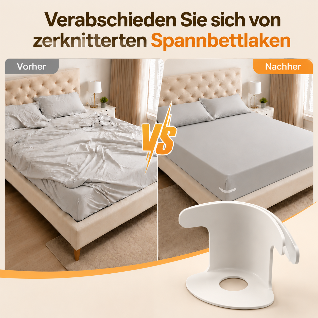 🔥 Nie wieder verrutschende Bettlaken – Unsichtbare Bettlaken-Clips für straffe & ordentliche Ecken 🦄