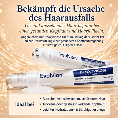 🦄Evolvion® Deoxyribose Kopfhautserum – Fortschrittliche Kopfhautpflege für voller wirkendes Haar