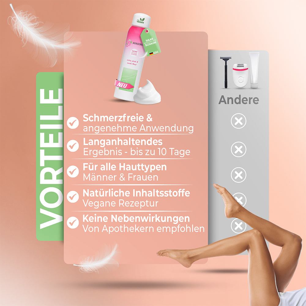 Body Haarentfernungsschaum