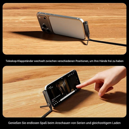 240W Super-Schnellladekabel – 2-in-1 Ladekabel & Handyhalter❤️