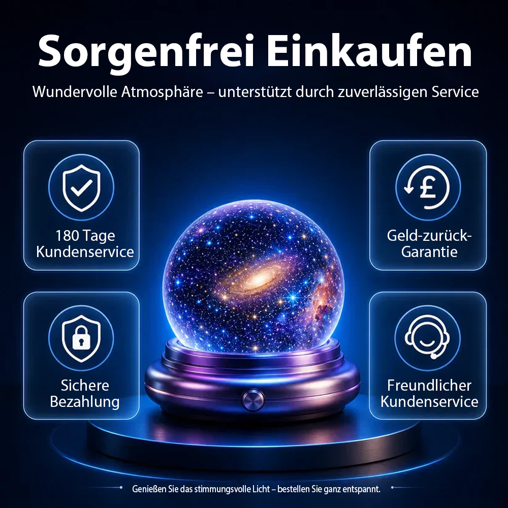 🔮 Nachtlicht-Projektor – intelligenter holografischer Sternenprojektor🦅❤️❤️❤️