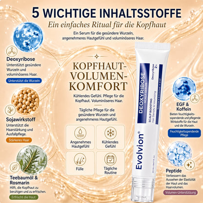 🦄Evolvion® Deoxyribose Kopfhautserum – Fortschrittliche Kopfhautpflege für voller wirkendes Haar