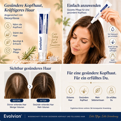 🦄Evolvion® Deoxyribose Kopfhautserum – Fortschrittliche Kopfhautpflege für voller wirkendes Haar
