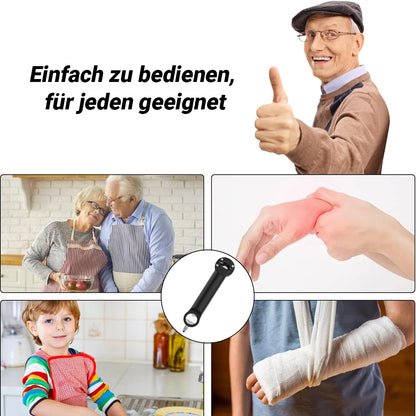 Avasoma® 3-in-1 Multi-Öffner: Für Schraubgläser, Kronkorken und Getränkedosen – Mit Magnet-Halterung