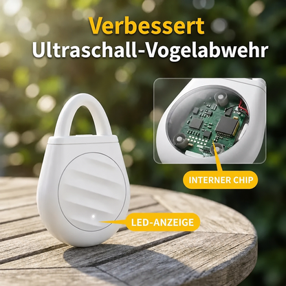 🔥 Nur für kurze Zeit: 3 kaufen, 2 gratis dazu! 🐦 Schluss mit lästigen Vögeln, Wildtieren und Heuschrecken! Tragbarer Ultraschall-Vogelvertreiber als Schlüsselanhänger