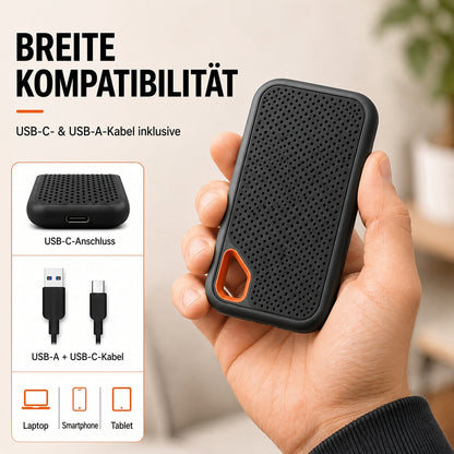 🏆 Blitzverkauf ⚡ Über 50.000 verkauft! Fast ausverkauft – 🔥 2TB Mini-SSD (USB-C,USB-A) | Bis zu 2000 MB/s🦄👠