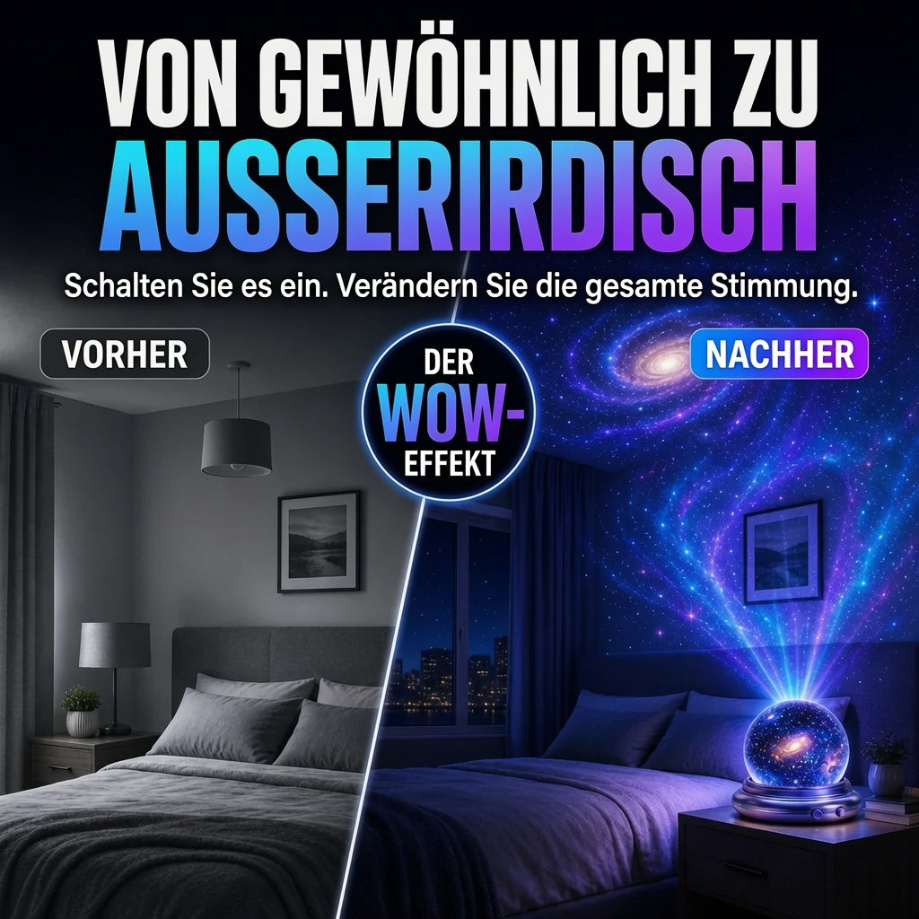 🔮 🦄Nachtlicht-Projektor – Smarter holografischer Sternenprojektor💕💕💕