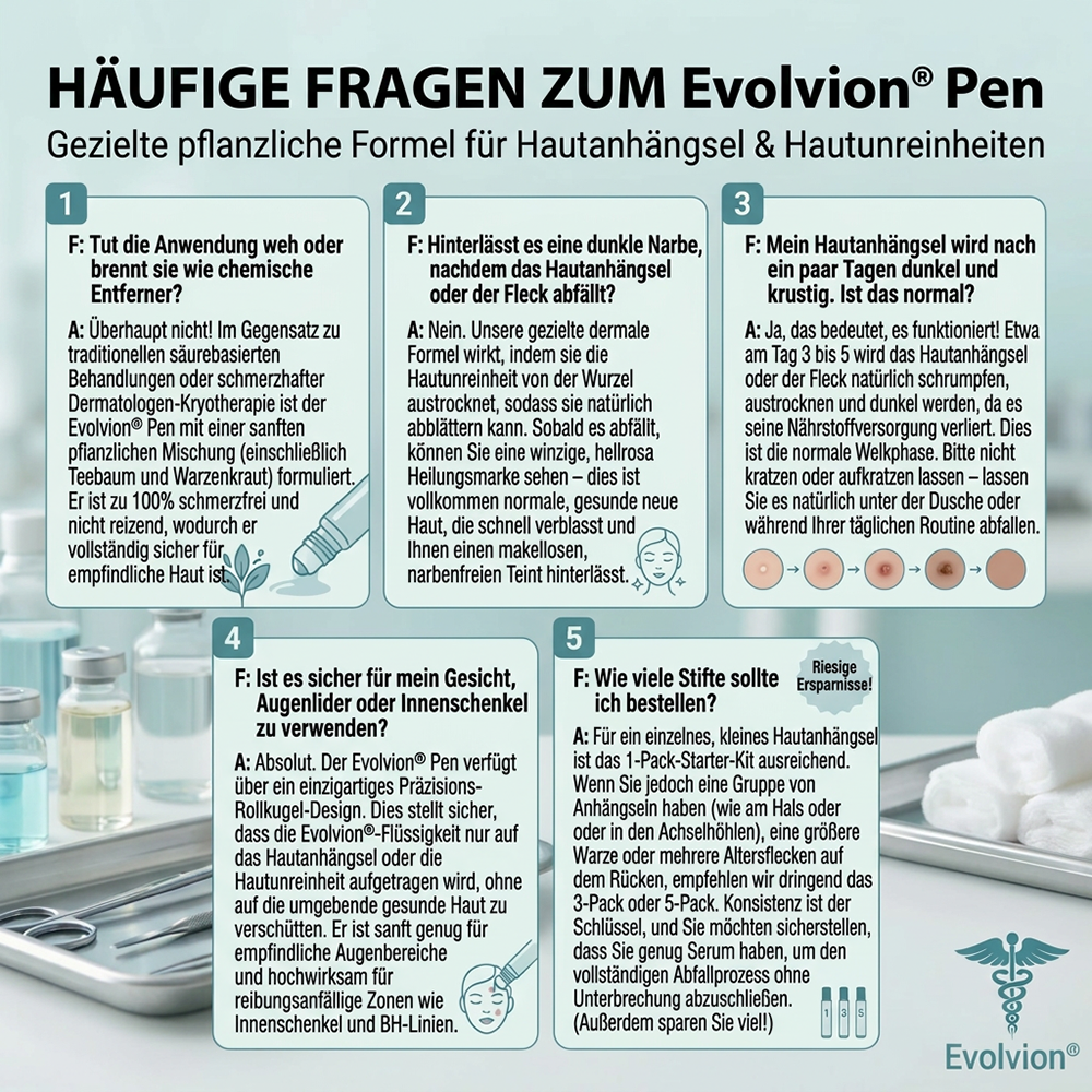 Hergestellt und versandt aus Deutschland ✨Evolvion® 𝟕-𝐓𝐚𝐠𝐞 Hautanhängsel- & Fleckenentferner (𝟕-𝐃𝐚𝐲 𝐒𝐤𝐢𝐧 𝐓𝐚𝐠 & 𝐒𝐩𝐨𝐭 𝐄𝐫𝐚𝐬𝐞𝐫) – Schmerzfreier & narbenfreier fortschrittlicher Roll-on-Stift zur Entfernung von Hautunreinheiten