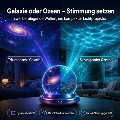 🔮 🦄Nachtlicht-Projektor – Smarter holografischer Sternenprojektor💕💕💕