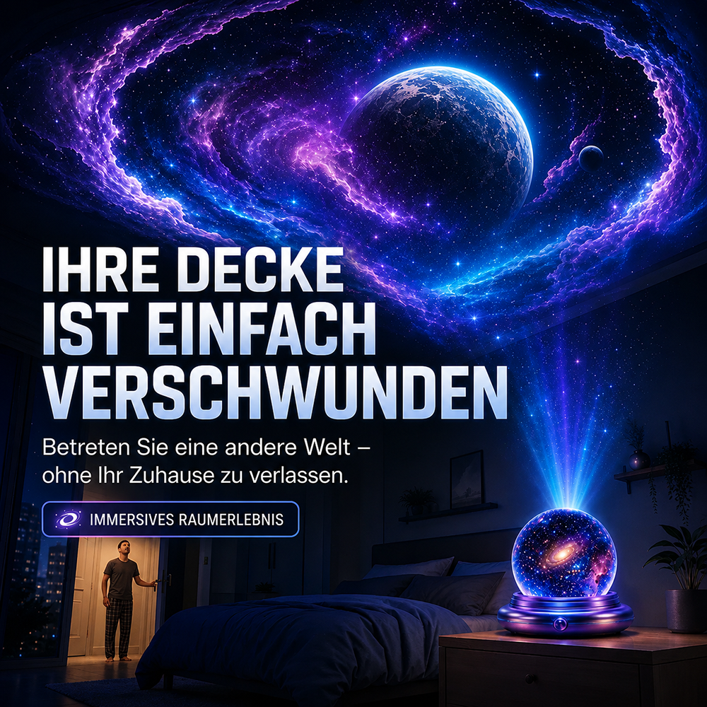 🔮 Nachtlicht-Projektor – intelligenter holografischer Sternenprojektor🦅❤️❤️❤️