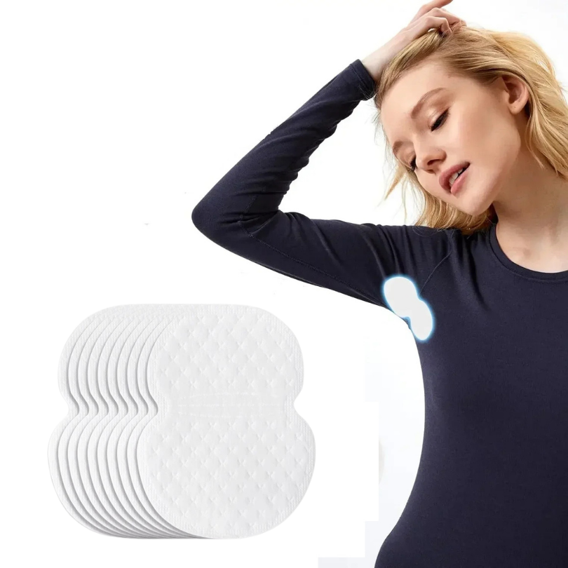 SweatPads 1 Sett + 1 Sett GRATIS: Pustende Engangs Underarms Svetteabsorberende Pads