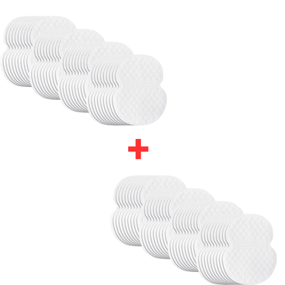 SweatPads 1 Sett + 1 Sett GRATIS: Pustende Engangs Underarms Svetteabsorberende Pads