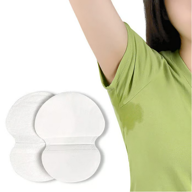 SweatPads 1 Sett + 1 Sett GRATIS: Pustende Engangs Underarms Svetteabsorberende Pads