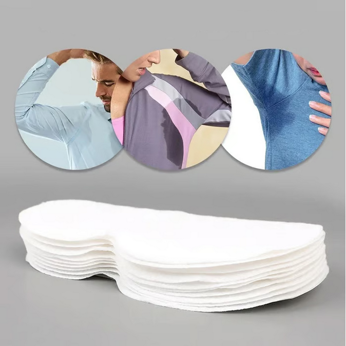 SweatPads 1 Sett + 1 Sett GRATIS: Pustende Engangs Underarms Svetteabsorberende Pads