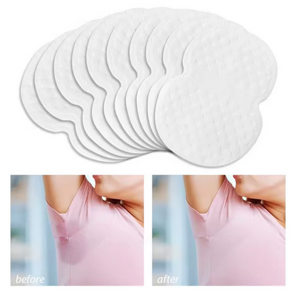 SweatPads 1 Sett + 1 Sett GRATIS: Pustende Engangs Underarms Svetteabsorberende Pads