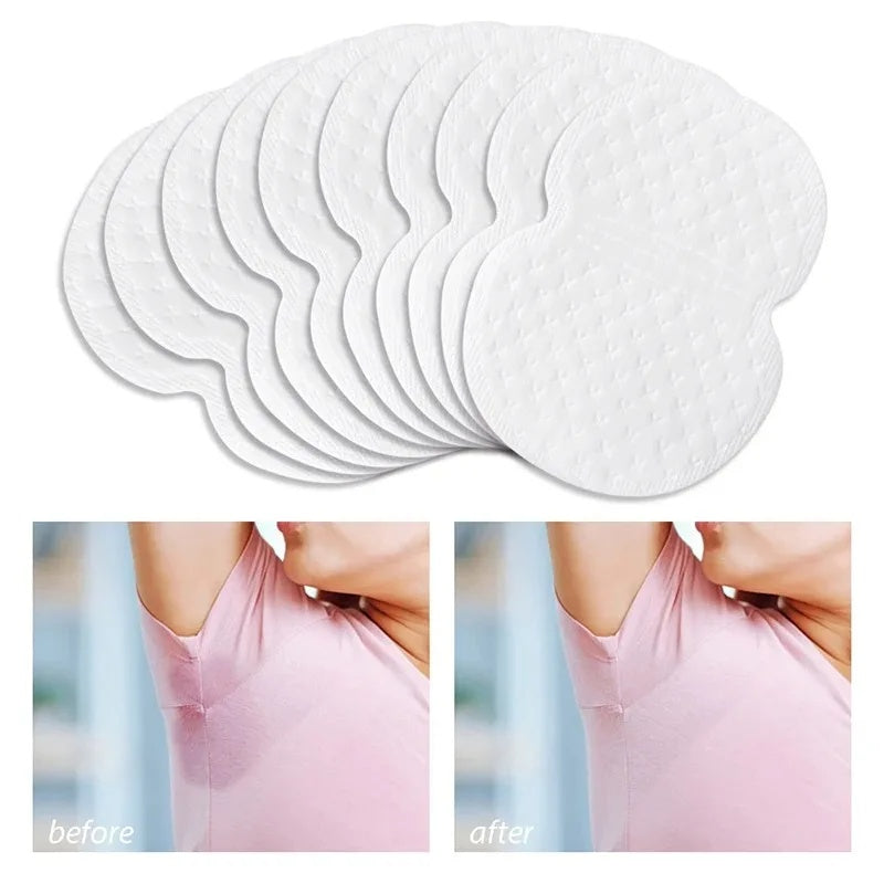 SweatPads 1 Sett + 1 Sett GRATIS: Pustende Engangs Underarms Svetteabsorberende Pads