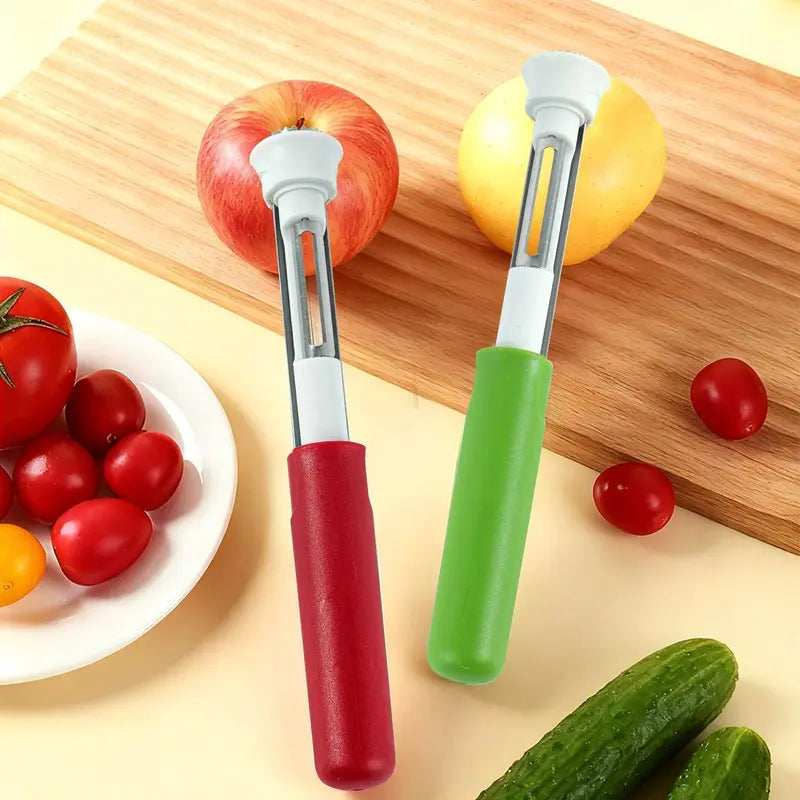 2-in-1 Apfelentkerner und -schäler, Apfelentkerner, Obstentkerner aus Edelstahl 🍎