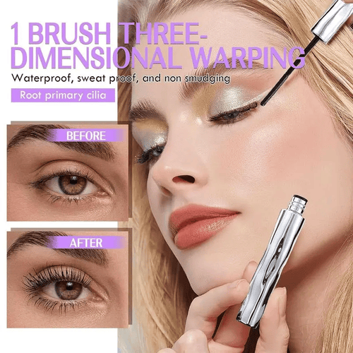 🔥Laatste dag: 50% korting en 1+1 gratis -- Tubular Eyelash Primer💧Waterdichte mascara voor langdurige krul