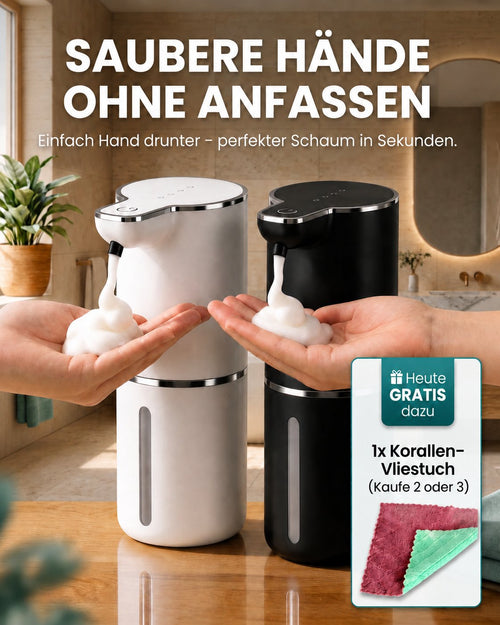 Spart bis zu 50% Seife! 💰 Sensor-Schaumspender XL – Weniger Verbrauch, mehr Ordnung 🏠