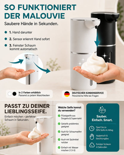Spart bis zu 50% Seife! 💰 Sensor-Schaumspender XL – Weniger Verbrauch, mehr Ordnung 🏠